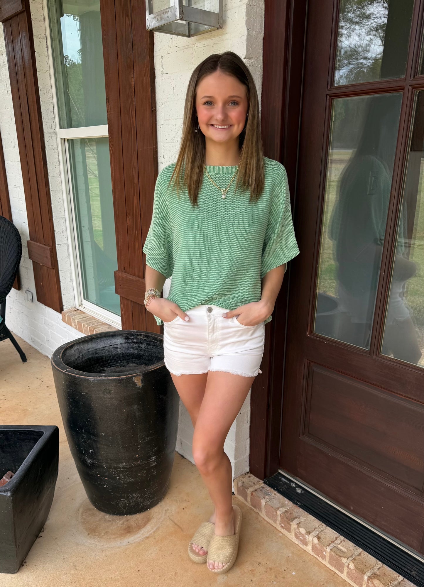“Sage” Top