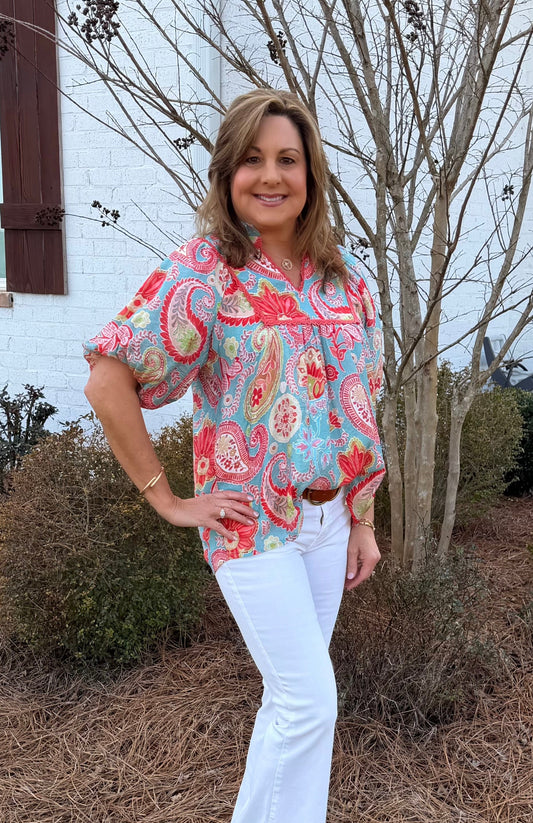 “Moroccan Sunset” Top