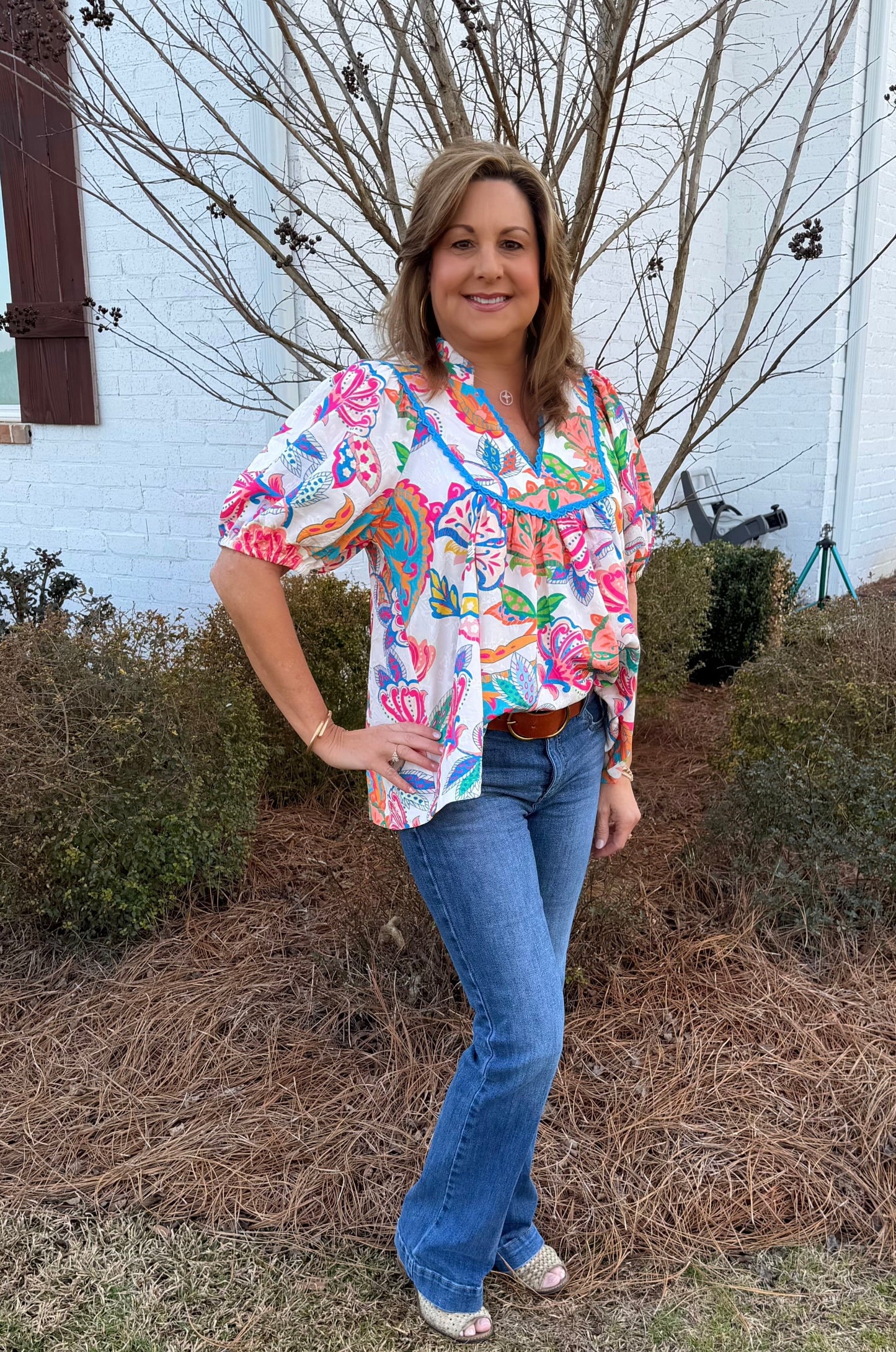 “Confetti Cloud” Top