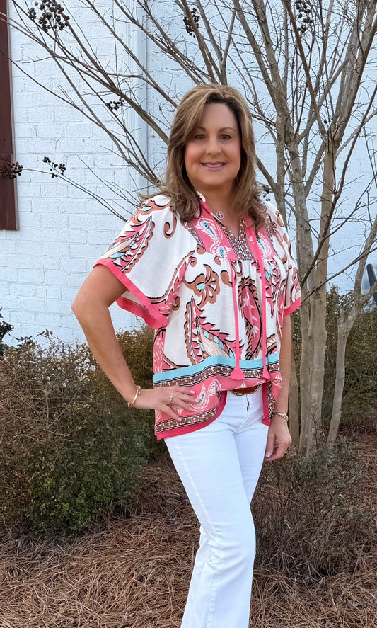 “Blush and Breeze” Top